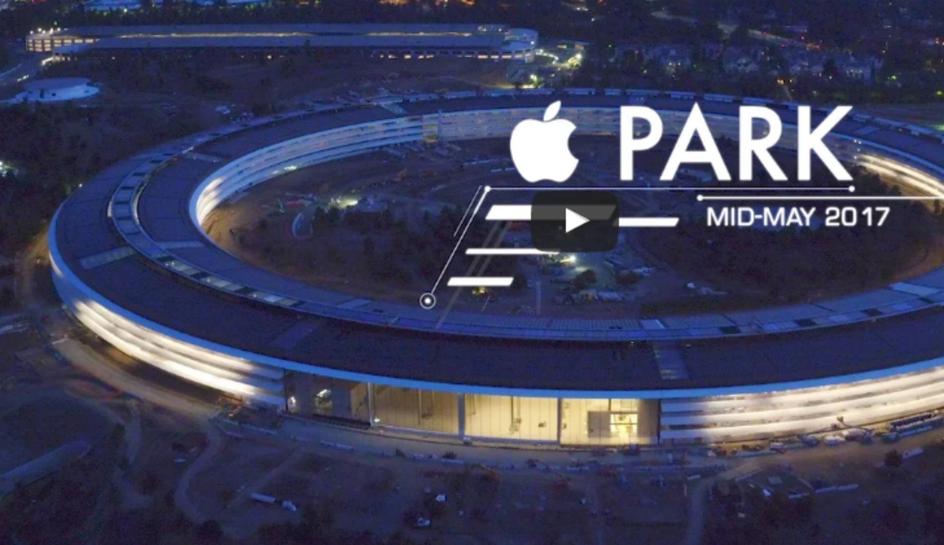 Apple Park al atardecer